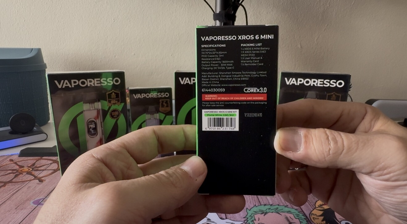 Vaporesso Xros 6 Mini, изображение 2